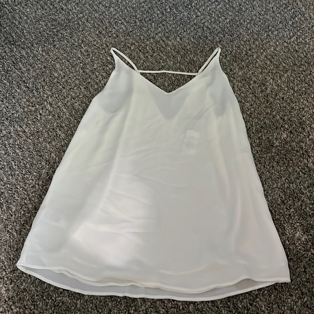 Loft White Flowy Cami